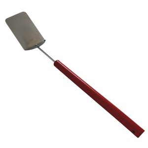 Vintage HEUCK Stainless Steel Turner Spatula Red Handle Made USA